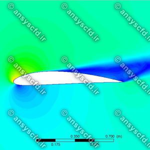 پروژه شبیه سازی جریان حول ایرفویل ناکا (NACA)  4412 با شبکه C در زوایای حمله مختلف در نرم افزار انسیس فلوئنت ANSYS FLUENT