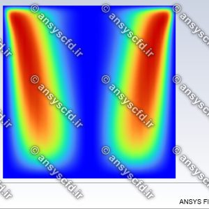 پروژه شبیه سازی جریان چرخشی آب در داخل حفره یا محفظه استوانه ای بسته با درب چرخان یا متحرک(lid-driven cavity) در نرم افزار انسیس فلوئنت ANSYS FLUENT  