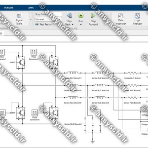 پروژه شبیه سازی و سیمولینک متلب اینورتر سه فاز همراه فیلتر LCL