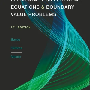کتاب و حل المسائل مقدمات معادلات دیفرانسیل و مسائل مقدار مرزی بویس(Boyce) و دیپریما ویرایش دوازدهم(2022) یازدهم(2017) دهم(2012) نهم(2009) هشتم(2005) و هفتم(2001) (زبان لاتین)