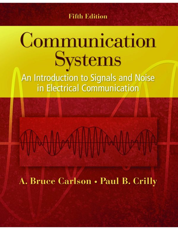 کتاب و حل المسائل سیستم های مخابراتی کارلسون(Carlson) ویرایش پنجم(2010) چهارم(2002) و اول(1968)