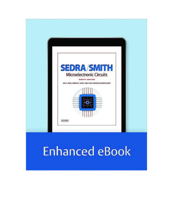 کتاب و حل المسائل مدارهای میکروالکترونیک سدرا (Sedra) و اسمیت(Smith) ویرایش هشتم(2020) هفتم(2015) ششم(2010) پنجم(2004) چهارم(1998) و سوم(1991) (زبان لاتین) - تصویر 7