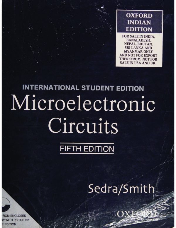 کتاب و حل المسائل مدارهای میکروالکترونیک سدرا (Sedra) و اسمیت(Smith) ویرایش هشتم(2020) هفتم(2015) ششم(2010) پنجم(2004) چهارم(1998) و سوم(1991) (زبان لاتین) - تصویر 4