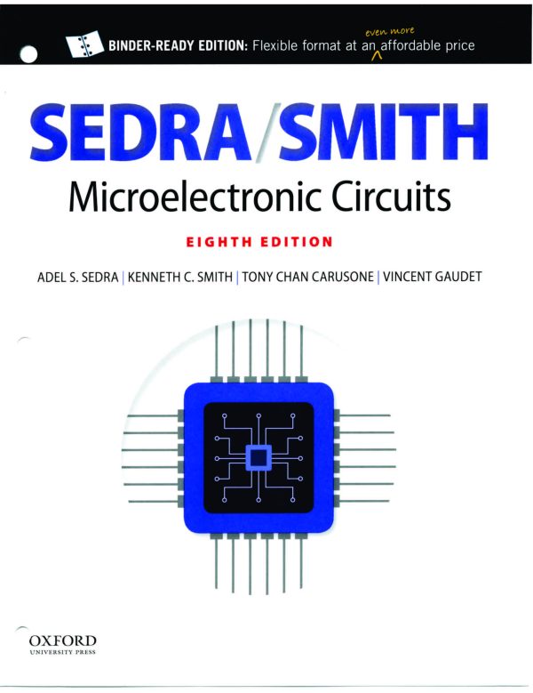 کتاب و حل المسائل مدارهای میکروالکترونیک سدرا (Sedra) و اسمیت(Smith) ویرایش هشتم(2020) هفتم(2015) ششم(2010) پنجم(2004) چهارم(1998) و سوم(1991) (زبان لاتین)