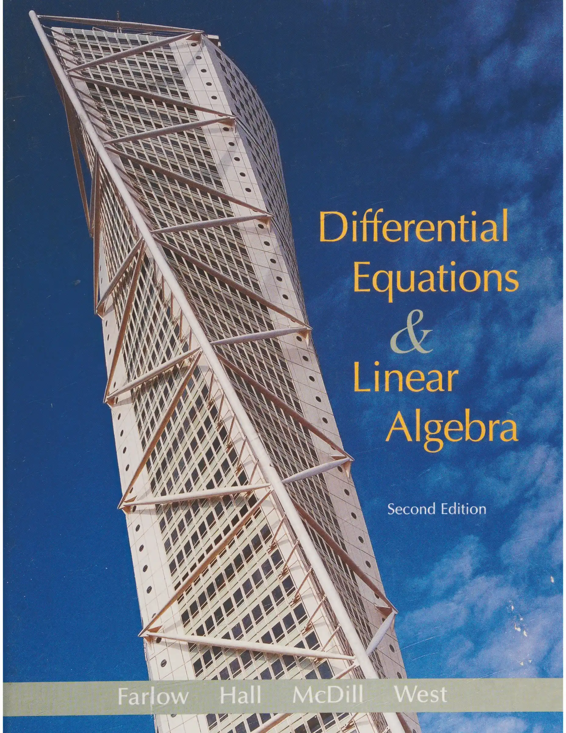 کتاب و حل المسائل معادلات دیفرانسیل و جبر خطی جری فارلو(Farlow) ویرایش دوم(2007) و اول(2002) (زبان لاتین)+ترجمه ماشینی زبان فارسی ویرایش دوم