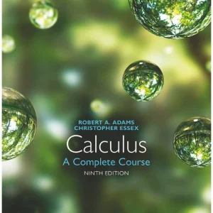 کتاب و حل المسائل حساب دیفرانسیل و انتگرال رابرت ا. آدامز(Adams) ویرایش نهم(2018) هشتم(2013) هفتم(2010) ششم(2006) پنجم(2003) چهارم(1999) و سوم(1995) (زبان انگلیسی)